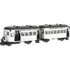 Bachmann 28461 On30 Midwest Quarry & Mining Co Railbus & Trailer w/DCC - Model Train Junction: Quality Parts and Art Supplies