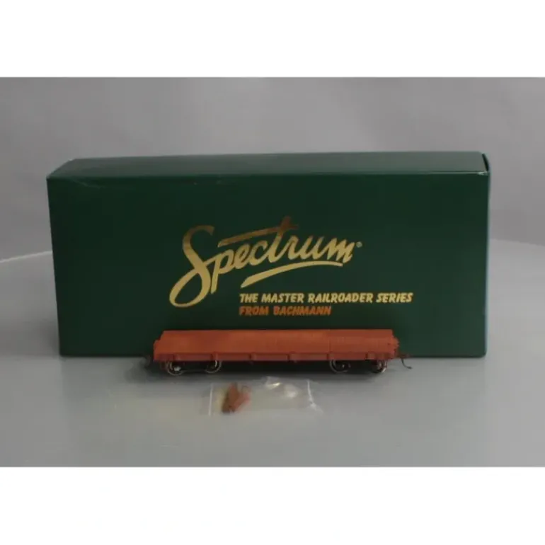 Bachmann 27399 On30 Oxide Red Painted Unlettered Flat Cars - Model Train Junction: Quality Parts and Art Supplies