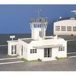 Bachmann 45985 Plasticville Municipal Airport Terminal Kit - Model Train Junction: Quality Parts and Art Supplies