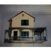 Bachmann 45971 Plasticville Two Story House Kit - Model Train Junction: Quality Parts and Art Supplies
