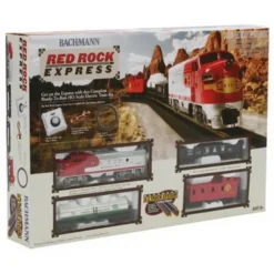 Bachmann 00678 Santa Fe Red Rock Express HO Gauge Diesel Train Set - Model Train Junction: Quality Parts and Art Supplies