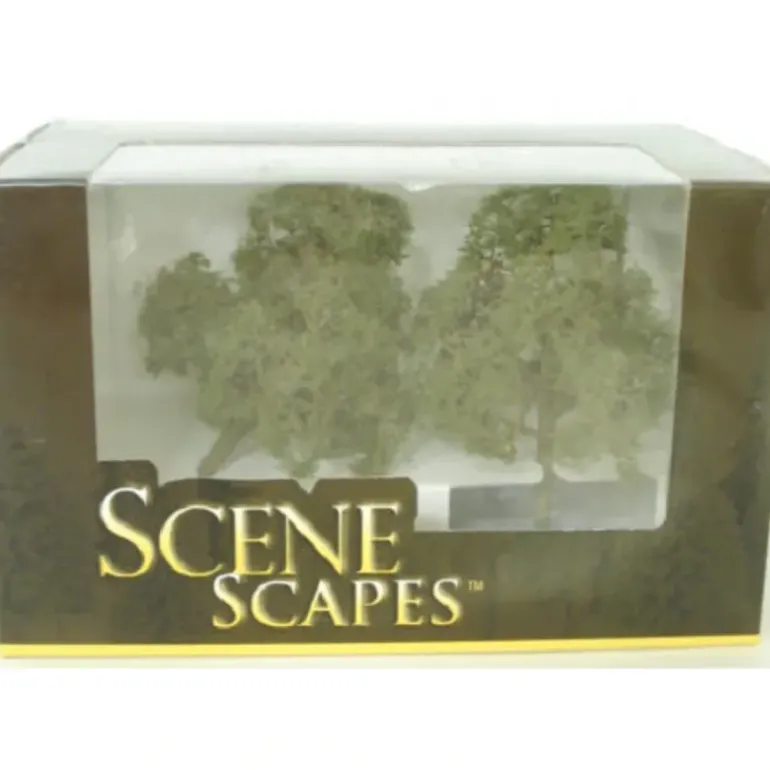 Bachmann 32208 Scene Scapes 5.5" Elm Trees (Set of 2) - Model Train Junction: Quality Parts and Art Supplies