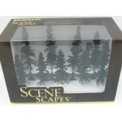 Bachmann 32103 Scene Scapes 3"-4" Conifer Trees (Set of 9) - Model Train Junction: Quality Parts and Art Supplies