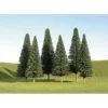 Bachmann 32001 Scene Scapes 5"-6" Pine Trees (Set of 6) - Model Train Junction: Quality Parts and Art Supplies