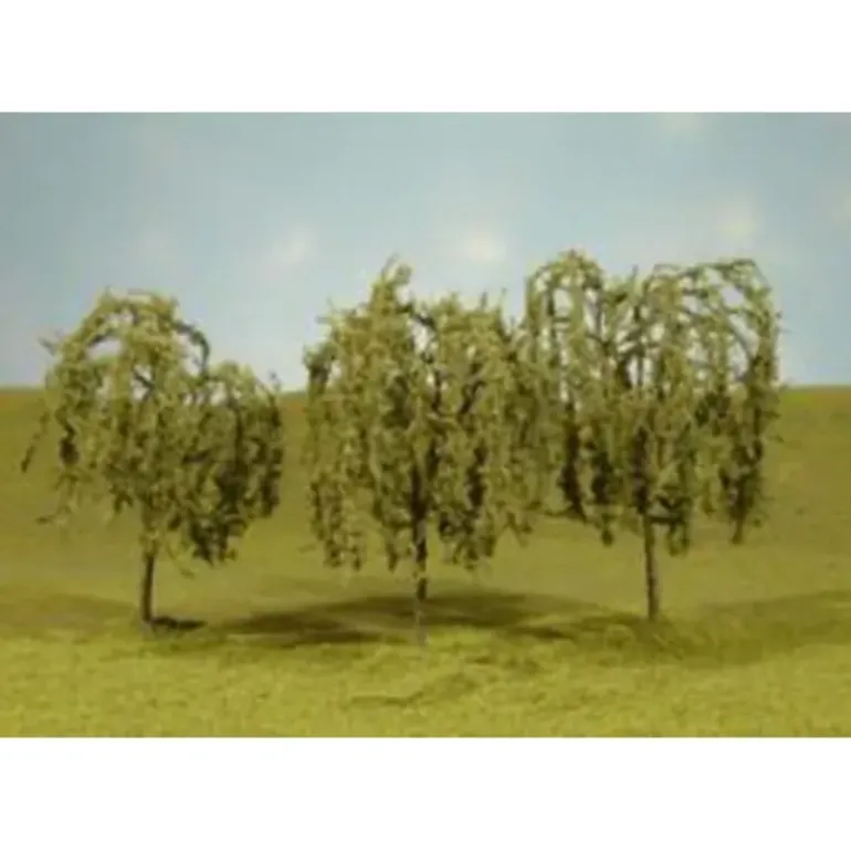 Bachmann 32014 Scene Scapes 3"-3.5" Willow Trees (Set of 3) - Model Train Junction: Quality Parts and Art Supplies