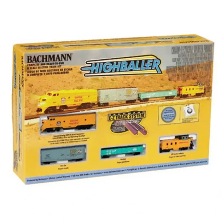 Bachmann 24002 Union Pacific Highballer N Gauge Diesel Starter Train Set - Model Train Junction: Quality Parts and Art Supplies