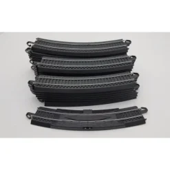 Bachmann HO Steel Alloy Assorted Curved E-Z Track Sections & 1 Rerailer [28] LN - Model Train Junction: Quality Parts and Art Supplies