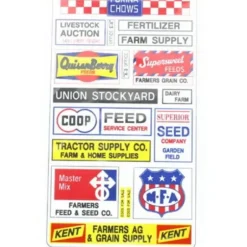 Blair Line 157 HO Feed & Seed Store Signs - Model Train Junction: Quality Parts and Art Supplies