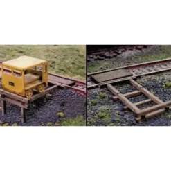Blair Line 124 HO Laser-Cut Handcar Set-off (Pack of 3) - Model Train Junction: Quality Parts and Art Supplies