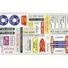 Blair Line 151 HO "Main Street" Storefront Signs Sheet (Pack of 2) - Model Train Junction: Quality Parts and Art Supplies