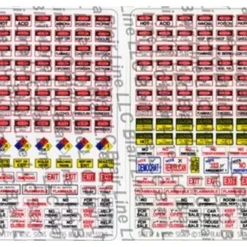 Blair Line 152 HO Safety/Warning & Misc. Signs - Model Train Junction: Quality Parts and Art Supplies