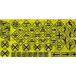 Blair Line 106 HO Scale Warning Signs #2 - Model Train Junction: Quality Parts and Art Supplies