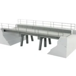 BLMA Models 591 Concrete Segmnt Bridge #B - Model Train Junction: Quality Parts and Art Supplies