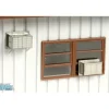 BLMA Models 4109 HO Window Mounted AC Units Kit (Pack of 12) - Model Train Junction: Quality Parts and Art Supplies