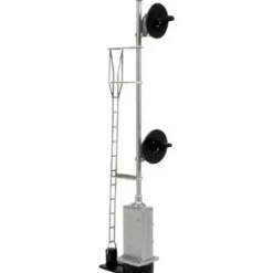 BLMA Models 4050 Lighted & Assembled Dual Head Searchlight Signal with Ladder - Model Train Junction: Quality Parts and Art Supplies