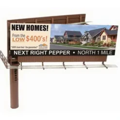 BLMA Models 520 Mod Dual Sided Billboard - Model Train Junction: Quality Parts and Art Supplies
