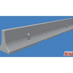 BLMA Models 610 N Scale Concrete ''''K'''' Rail Barriers (Pack of 12) - Model Train Junction: Quality Parts and Art Supplies