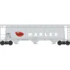 Bowser, 38158, N Scale, 3-Bay Cylindrical Covered Hopper, Phillips Chemical Company, #5501 - Model Train Junction: Quality Parts and Art Supplies