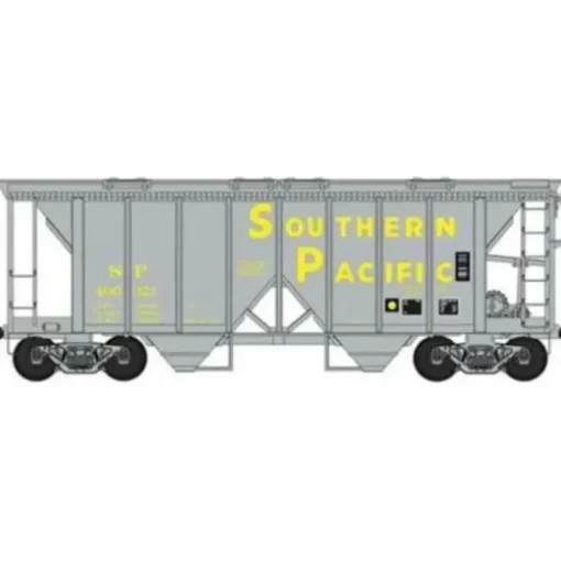 Bowser, HO Scale, 42770, 70-Ton 2-Bay Covered Hopper, Southern Pacific, #400321 - Model Train Junction: Quality Parts and Art Supplies