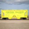 Bowser, HO Scale, 42744, 70-Ton 2-Bay Covered Hopper, Central Silica, #2 - Model Train Junction: Quality Parts and Art Supplies