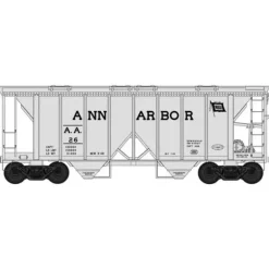 Bowser, HO Scale, 42743, 70-Ton 2-Bay Covered Hopper, Ann Arbor, #49 - Model Train Junction: Quality Parts and Art Supplies