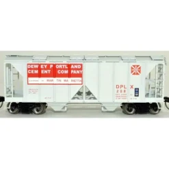 Bowser, HO Scale, 42752, 70-Ton 2-Bay Covered Hopper, Dewey Portland Cement, #212 - Model Train Junction: Quality Parts and Art Supplies