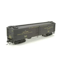 Broadway Limited 1489 HO Western Pacific 53'6" Wood Express Reefer 2-Car Set - Model Train Junction: Quality Parts and Art Supplies