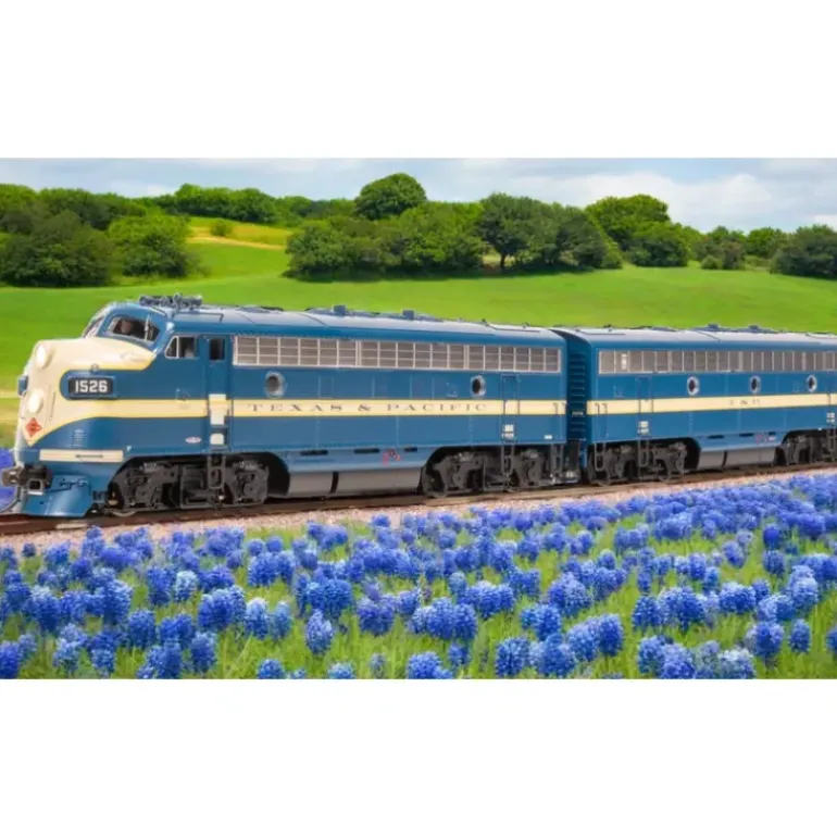 Broadway Limited Imports, HO Scale, 8197, F7 A/B Diesels, T&P, #1526/1517B, (Equipped with Paragon4 Sound/DC/DCC) - Model Train Junction: Quality Parts and Art Supplies
