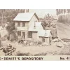 Campbell Scale Models 412 HO DeWitt''s Depository Building Craftsman Kit - Model Train Junction: Quality Parts and Art Supplies