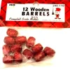 Campbell Scale Models 249-110 HO Scale Red Wooden Barrels (Pack of 12) - Model Train Junction: Quality Parts and Art Supplies