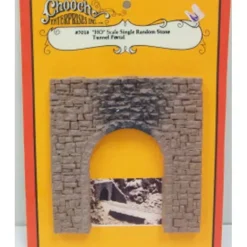 Chooch 7018 Enterprises Inc. 7018 HO Single Random Stone Tunnel Portal - Model Train Junction: Quality Parts and Art Supplies