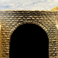 Chooch 9750 N Cut Stone Double Track Tunnel Portal (Set of 2) - Model Train Junction: Quality Parts and Art Supplies