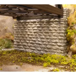 Chooch 9850 N Double Cut Stone Abutment (Set of 2) - Model Train Junction: Quality Parts and Art Supplies