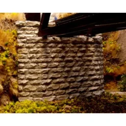 Chooch 9860 N Scale Single Cut Tapered Stone Abutment (Pack of 2) - Model Train Junction: Quality Parts and Art Supplies