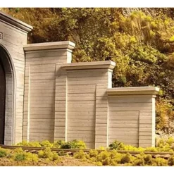 Chooch Enterprises 8421 HO Concrete Stepped Tunnel Abutment 2-Piece Set - Model Train Junction: Quality Parts and Art Supplies