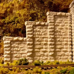 Chooch Enterprises 9801 N Stone Stepped Tunnel Abutment 2-Piece Set - Model Train Junction: Quality Parts and Art Supplies