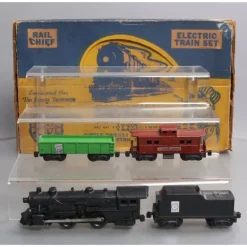 Circle 20 Corp. Vintage HO Scale Rail Chief Steam Freight Set VG/Box - Model Train Junction: Quality Parts and Art Supplies