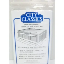 City Classics 107 HO Carson St. Rail/Truck Terminal Kit - Model Train Junction: Quality Parts and Art Supplies