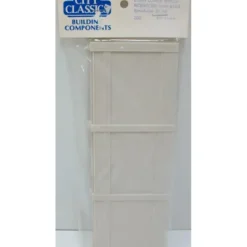 City Classics 202 HO Long Lower Walls withDoors (Pack of 2) - Model Train Junction: Quality Parts and Art Supplies