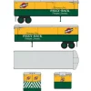 Classic Metal Works 31152 HO Mini Metals C&NW AeroVan Trailer (Pack of 2) - Model Train Junction: Quality Parts and Art Supplies