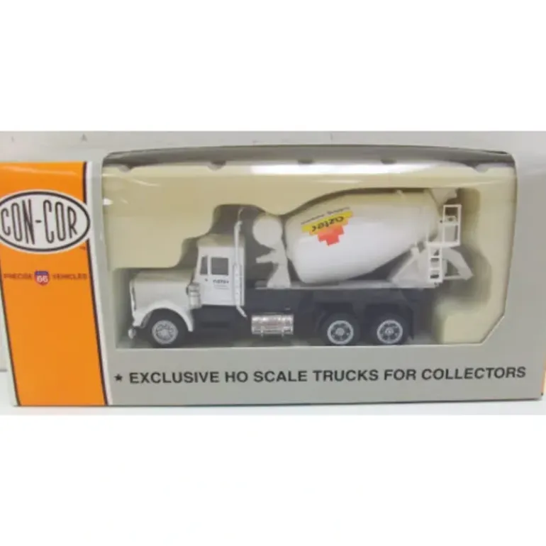 Con-Cor 0004-2028 HO KW Tractor "Aztec" Redi-Mix Cement Truck - Model Train Junction: Quality Parts and Art Supplies