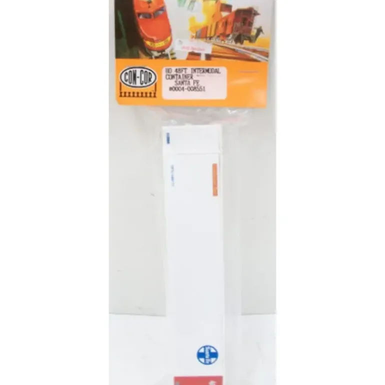 Con-Cor 0004-008551 HO Santa Fe 48' Intermodal Container - Model Train Junction: Quality Parts and Art Supplies