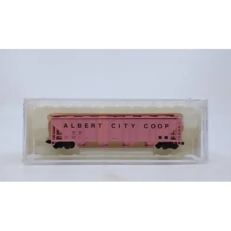 Con-Cor 0001-000137 N Albert City Coop 4-Bay Covered Hopper #4297 NIB - Model Train Junction: Quality Parts and Art Supplies