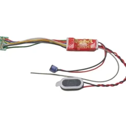 Digitrax, SDXN136PS 16-Bit Premium, 1 Amp, DCC & Sound w/Speaker, 8-Pin Plug - Model Train Junction: Quality Parts and Art Supplies