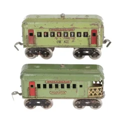 Dorfan O PreWar Green Passenger Cars [2] - Model Train Junction: Quality Parts and Art Supplies