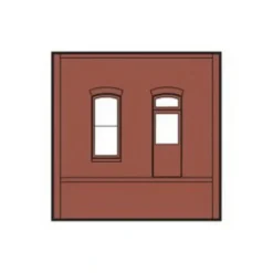 DPM 301-36 HO Dock Level Wall Sections w/Rectangular Entry Kit - Model Train Junction: Quality Parts and Art Supplies