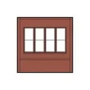 DPM 301-43 HO Dock Level Wall Sections w/Victorian Window Kit - Model Train Junction: Quality Parts and Art Supplies