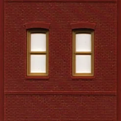 DPM 301-33 HO Dock Level Wall Sections W/Rectangular Windows Kit - Model Train Junction: Quality Parts and Art Supplies
