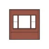 DPM 301-63 HO Dock Level Wall Sections W/20th Century Window Kit - Model Train Junction: Quality Parts and Art Supplies