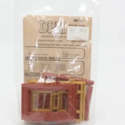 DPM 301-67 HO One-Story Wall Sections w/20th Century Window Kit - Model Train Junction: Quality Parts and Art Supplies